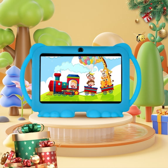 Taicans Upgraded 7 Inch Kids Tablet,android 8.1 Learning Tablet with 2GB RAM,16GB ROM,Quad-Core CPU,WiFi,Bluetooth,Dual Camera,4000mAh Battery,Educational Games,Christmas Birthday Gift for Children