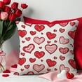 thumbnail image 1 of Taicans Valentine's Day Pillow Cover 18x18 Inches with Invisible Zipper,Washable Decorative Sofa Couch Pillowcase,Multiple Patterns for Home Decor Gift, 1 of 9
