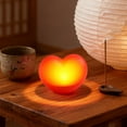 thumbnail image 1 of Taicans Valentines Heart LED Night Light - Romantic Bedroom Decor Gift for Couples,Warm Ambient Light (3.9x3in),Battery-Powered Safe LED Light for Valentine's Day Home Festival Decor, 1 of 6