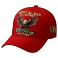 thumbnail image 1 of Taicans Veteran Hat Eagle Embroidered,Adjustable Patriotic Baseball Cap,Military Baseball Cap with Soldier Choice Veteran Honor Quote,Adjustable Canvas Cap for Veterans,Military Enthusiasts Gift,‌, 1 of 7