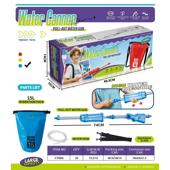 Taicans Water Gun Squirt Toys for Kids Adults,Pool Water Squirter Blaster,uper Soaker Blaster Squirt Guns,Bulk Summer Outdoor Swimming Pool,Backyard,Beach Water Game Fighting Play Pool Toys Blue