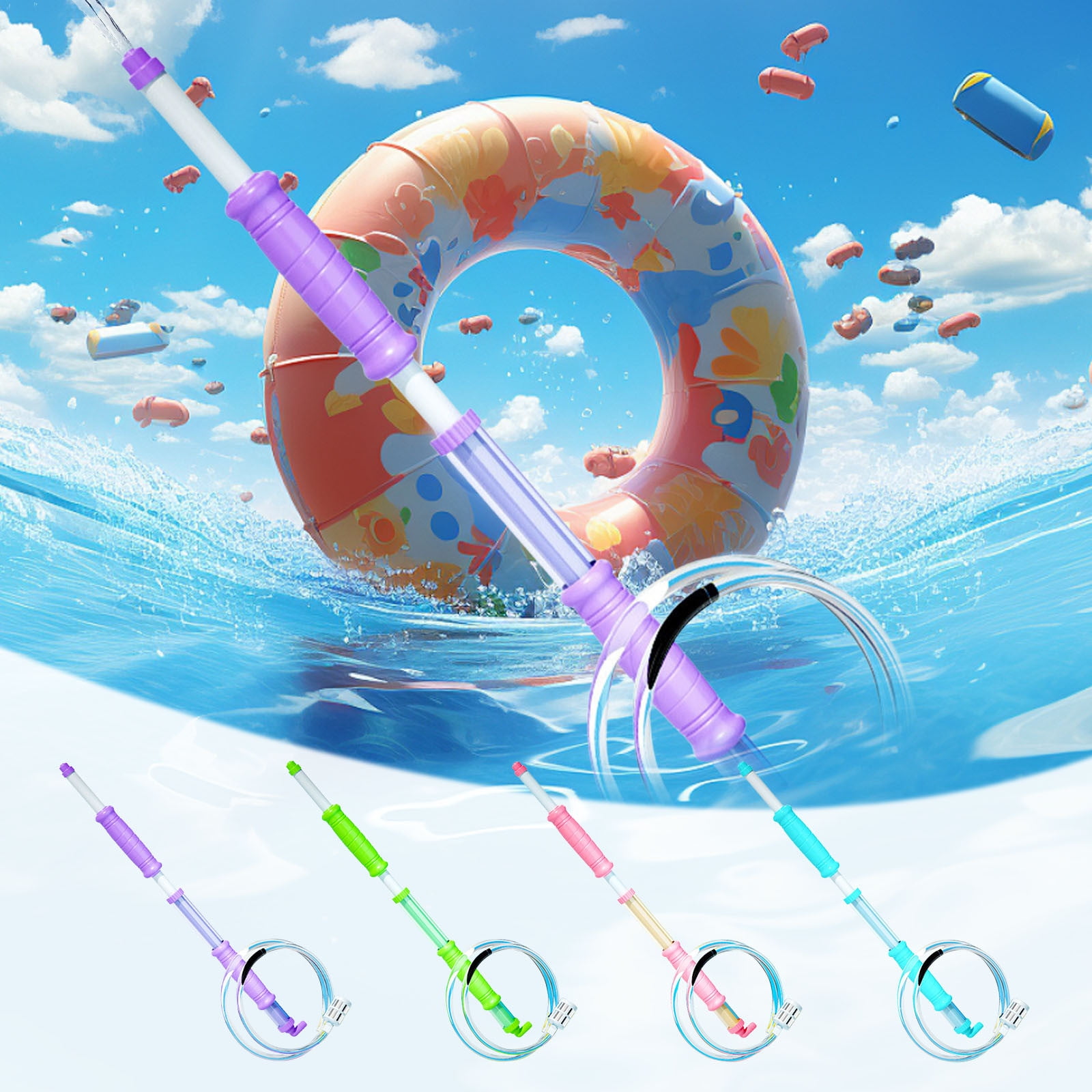 Taicans Water Soaker Blaster,22'' Water Gun Squirt Toys for Kids Adults,Water Soaker Shooter for Summer Outdoor Game Pool Beach Party