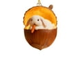 thumbnail image 1 of Taicans forest Animal Acorn Christmas Ornaments - Rustic Woodland Creatures (Raccoon,Hedgehog,Fox,Squirrel,Rabbit,Mouse) in Acorn Shells - Holiday Decor for Christmas Tree,Wreath & Mantel, 1 of 3