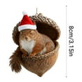 thumbnail image 1 of Taicans forest Animal Acorn Christmas Tree Ornaments - Woodland Critters in Acorn Shells,Santa Hats,Holiday Decorations for Xmas Tree,Festive Hanging Decor,Christmas Gifts, 1 of 6