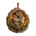 thumbnail image 1 of Taicans forest Animal Christmas Ornament - Squirrel in Nut Shell Resin Ornament,Holiday Decor,Winter Wonderland Tree Decoration,Nature-Inspired Gift,2025 Holiday Decorations, 1 of 5