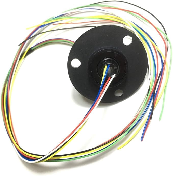 Buy Taidacent High Speed Ball Conductive Slip Ring 12 Wire 2A Collector