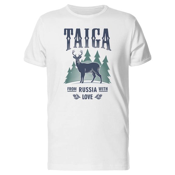 Taiga Deer From Russia Tee Men's -Image by Shutterstock