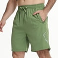 thumbnail image 1 of Taigaofy Men's Athletic Workout Shorts Quick Dry Moisture-Wicking Lightweight Gym Running Training 7" Green 2XL, 1 of 9