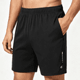 thumbnail image 1 of Taigaofy Men's Athletic Workout Shorts with Zipper Pockets Gym Quick Dry Mesh Tennis Shorts Black S, 1 of 6
