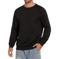 thumbnail image 1 of Taigaofy Men's Lightweight Sweatshirts with Kangaroo Pocket Relaxed Fit Crew Neck Pullover Shirt Black XL, 1 of 6