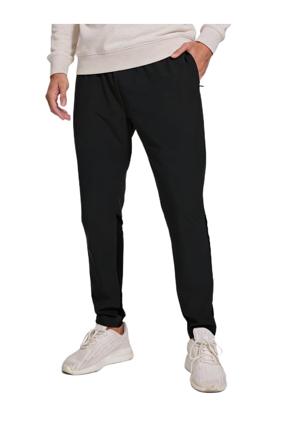 Men's Tapered Jogger Pants Lightweight Breathable Quick Dry Athletic Sweatpants for Gym Running Training Casual Daily Wear Black M