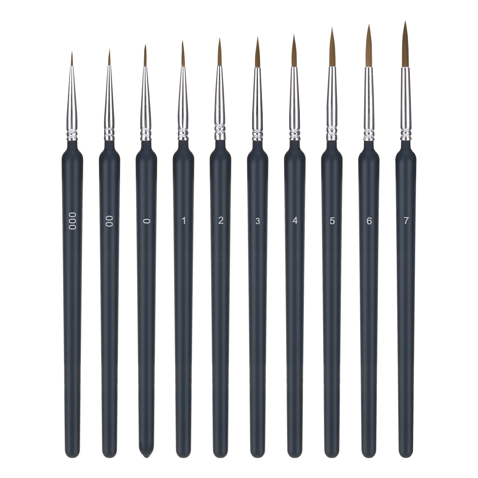 Taihexin 10 Pcs Model Paint Brushes, Detail Paint Brush Set, Durable