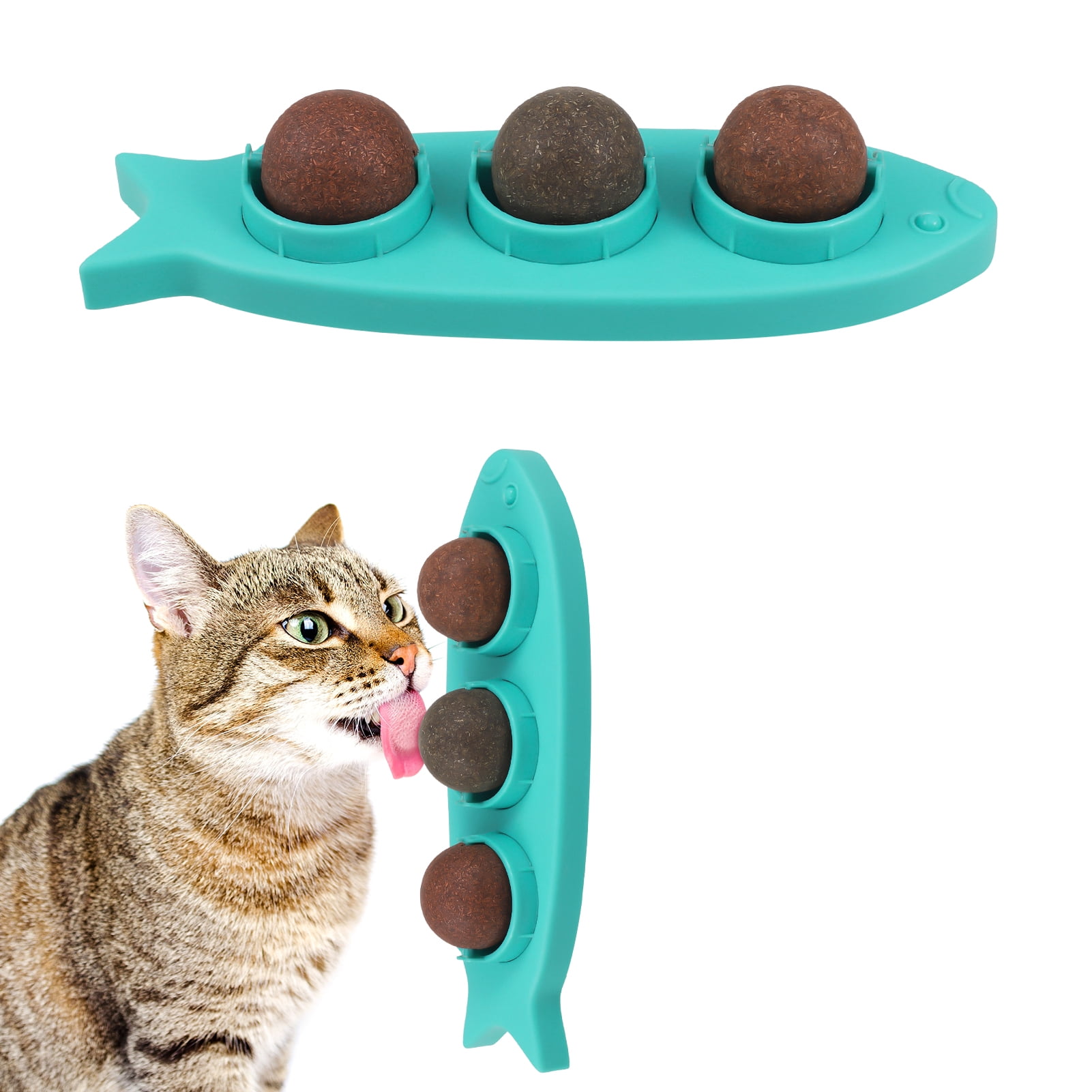 Taihexin 3 in1 Catnip Balls, Cats Catnip Edible Balls, Natural Catnip