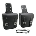 thumbnail image 1 of Tail Bag Side Saddlebag Tail Bag Luggage Pouch Storage Black 18L For Motorbike, 1 of 12