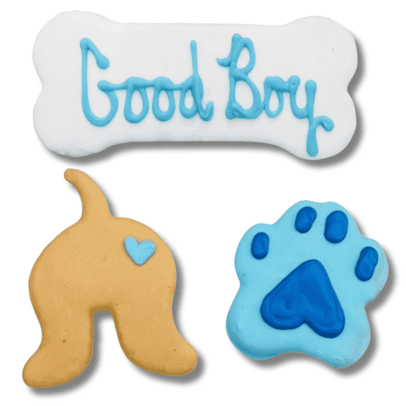 Tail Bangers Good Boy Peanut Butter & Honey Assorted Crunchy Dog Treats, 18 count