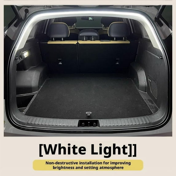 Tail Box Light Strip Bright Car Trunk LED Car Interior Decorative Strip Automatic Light Lamp Atmosphere