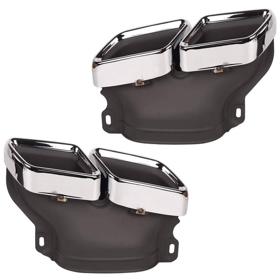 Tail Bumper Exhaust Muffler Pipe Tip 2PCS Fits select: 2014-2015,2017-2018 MERCEDES-BENZ C 63 AMG