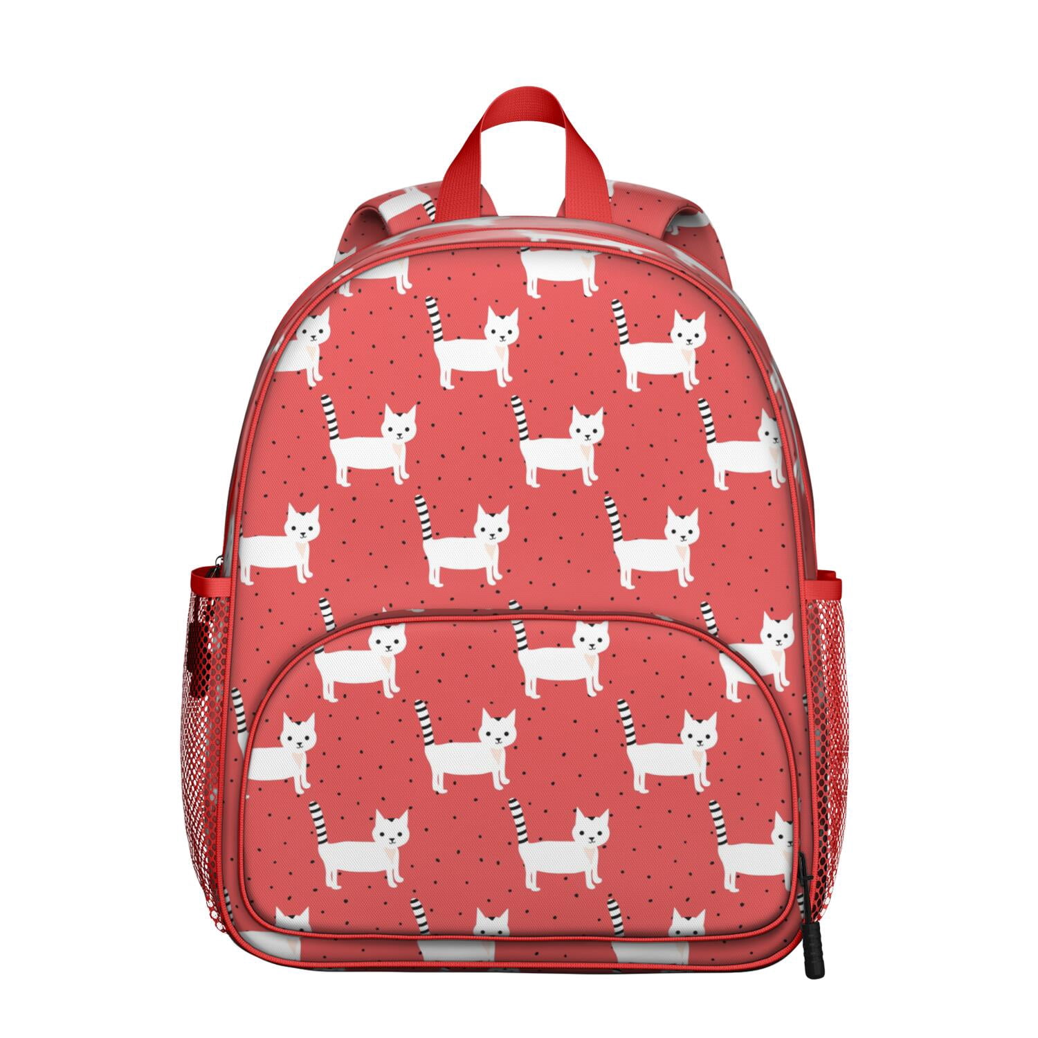 Tail Design Backpack - Breathable Padded & Functional for School Use