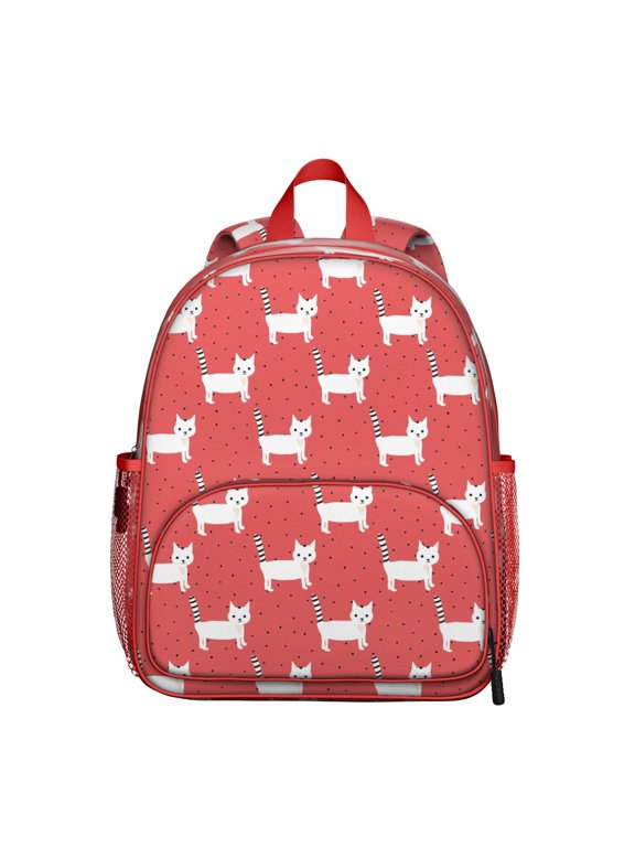 Tail Design Backpack - Breathable Padded & Functional for School Use