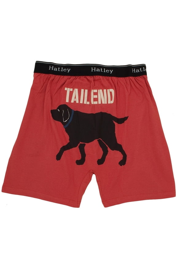 Tail End Black Lab Men's Boxers - Small