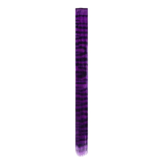 Tail Hair Extensions 18 Inch Printed Piece Synthetic Extension For Daily Use Random Color