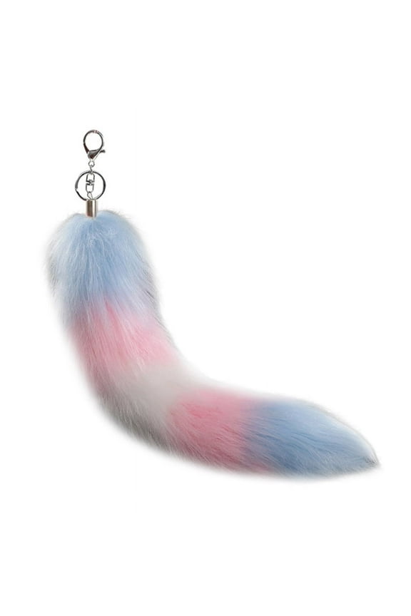 Tail Keychain Faux Furs Tail Pendant Long Tail Pendant Keyring