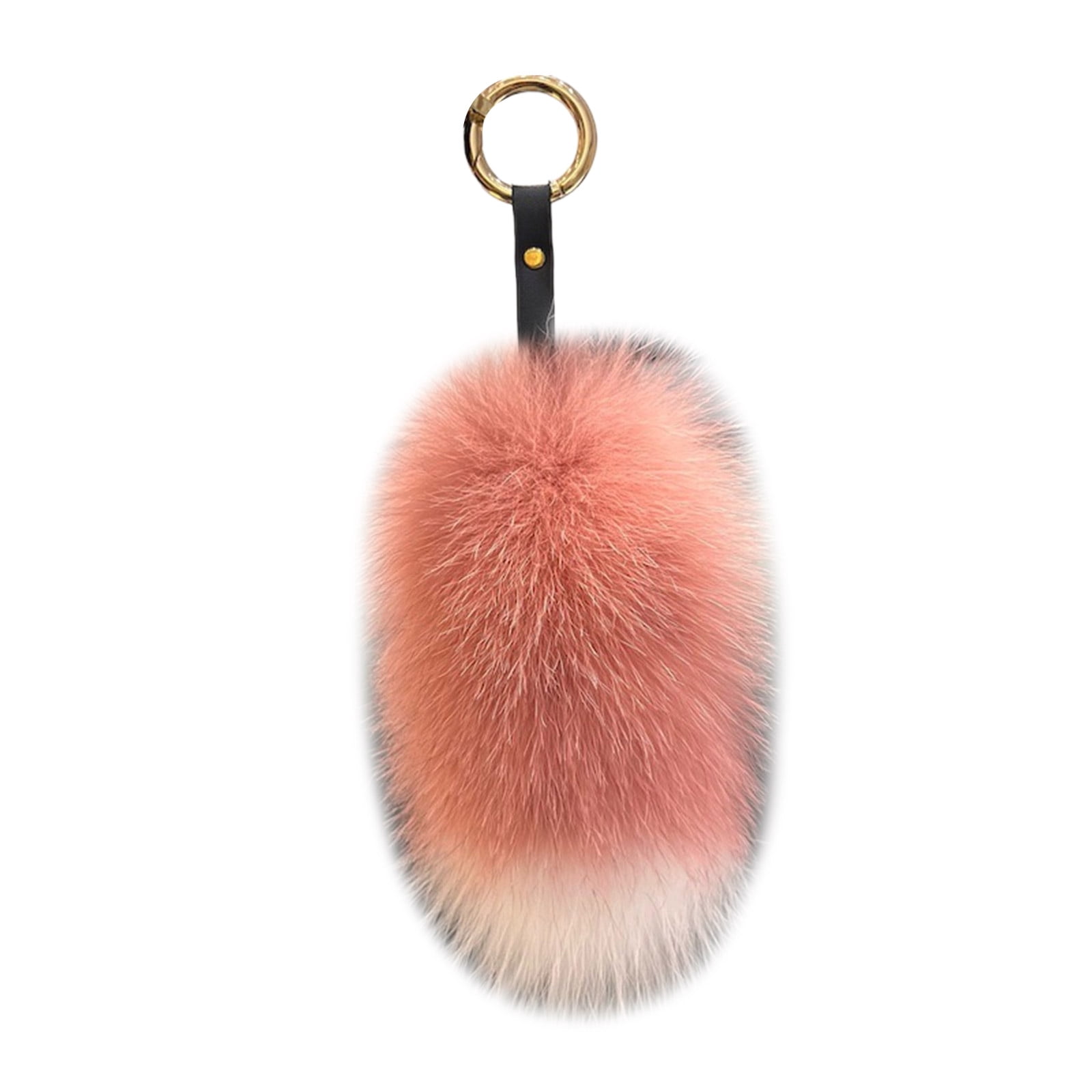 Tail Keychain Plush Key Rings Cosplay Furs Toy Car Charm Practical ...