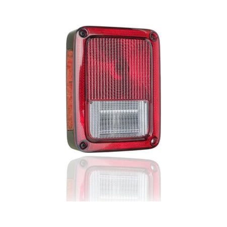 Tail Light Assembly - Compatible/Replacement for '07-18 Jeep Wrangler - Left Hand - Driver - 55077891AH Fits select: 2008,2015-2018 JEEP WRANGLER UNLIMITED