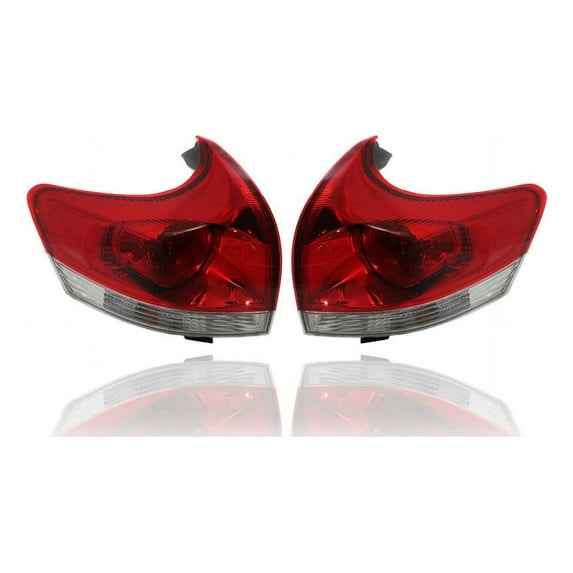 Tail Light Assembly - Compatible/Replacement for '09-12 Toyota Venza - Outer On Quarter Panel - Pair, Left Driver + Right Passenger Set - 815500T010, 815600T010