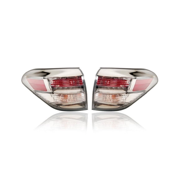 Tail Light Assembly - Compatible/Replacement for '10-12 Lexus RX350 (Canada Built) - Outer On Body Quarter Panel - Pair, Left Driver + Right Passenger Set - 815500E021, 815600E021