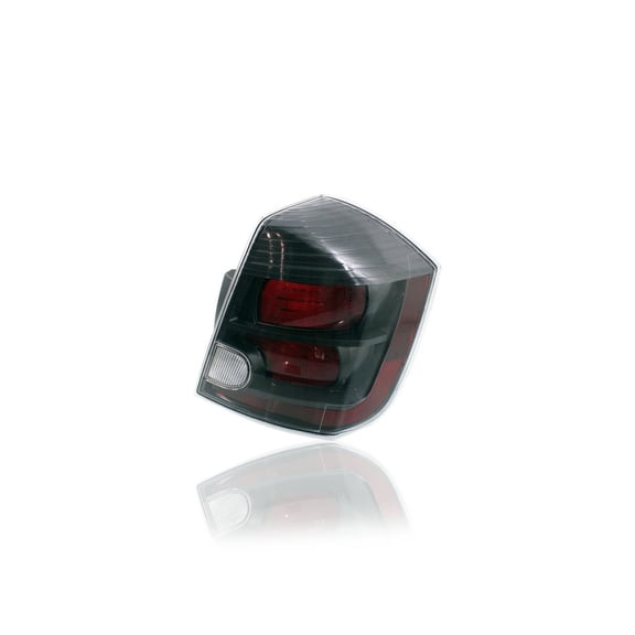 Tail Light Assembly - Compatible/Replacement for '10-12 Nissan Sentra SR/SE R/Spec V - Smoked Black Red Interior - Right Hand - Passenger - 26550ZT50B - CAPA