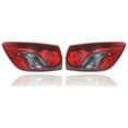 thumbnail image 1 of Tail Light Assembly - Compatible/Replacement for '13-15 Mazda CX9 - Halogen, Outer On Body Quarter Panel - Pair, Left Driver + Right Passenger Set - CAPA - TK2151150A, TK2151160A, 1 of 4