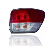 Tail Light Assembly - Compatible/Replacement for 13-16 Nissan Pathinder - Right Hand - Passenger - 265503KA0A - CAPA Fits select 2013-2016 NISSAN PATHFINDER