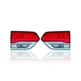 thumbnail image 1 of Tail Light Assembly - Compatible/Replacement for '14-21 Jeep Grand Cherokee Laredo/Limited-Only - Inner Chrome Trim - Pair, Left Driver + Right Passenger Set - 68110046AH, 68110047AH - CAPA, 1 of 4