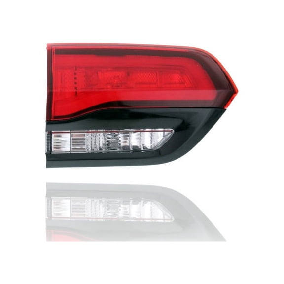 Tail Light Assembly - Compatible/Replacement for '14-22 Jeep Grand Cherokee/WK SRT/Trackhawk - On Liftgate, Black Trim - Left Hand - Driver - 68142945AJ