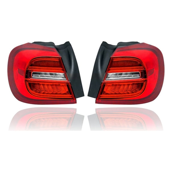 Tail Light Assembly - Compatible/Replacement for '15-17 Mercedes-Benz GLA 250/45 AMG - LED, Outer On Quarter Panel - Pair, Left Driver + Right Passenger Set - CAPA - 1569062258, 1569062158