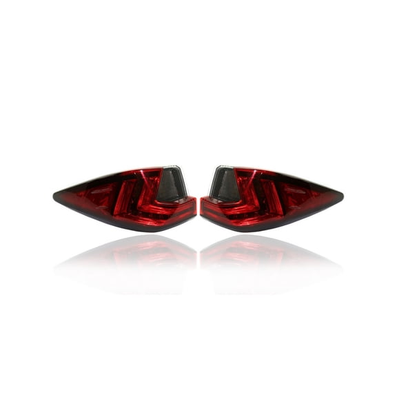 Tail Light Assembly - Compatible/Replacement for '16-22 Lexus RX350/RX450h - Halogen Outer On Body Quarter Panel - Pair, Left Driver + Right Passenger Set - 815500E130, 815600E130 - CAPA