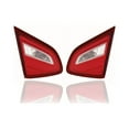 thumbnail image 1 of Tail Light Assembly - Compatible/Replacement for '17-18 Nissan Altima Sedan SR - Inner On Trunk Lid, Smoked Dark Red Lens - Pair, Left Driver + Right Passenger Set - 265409HS1A, 265459HS1A - CAPA, 1 of 4