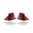 thumbnail image 1 of Tail Light Assembly - Compatible/Replacement for '01-03 Honda Civic Coupe - Pair, Left Driver + Right Passenger Set - 33501S5PA01, 33551S5PA01, 1 of 4