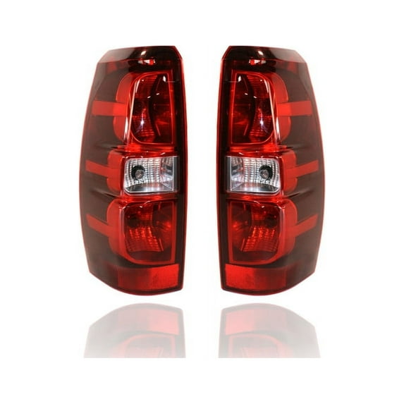 Tail Light Assembly - Compatible/Replacement for '07-13 Chevrolet Avalanche - Pair, Left Driver + Right Passenger Set - 22739264, 22739263 - CAPA