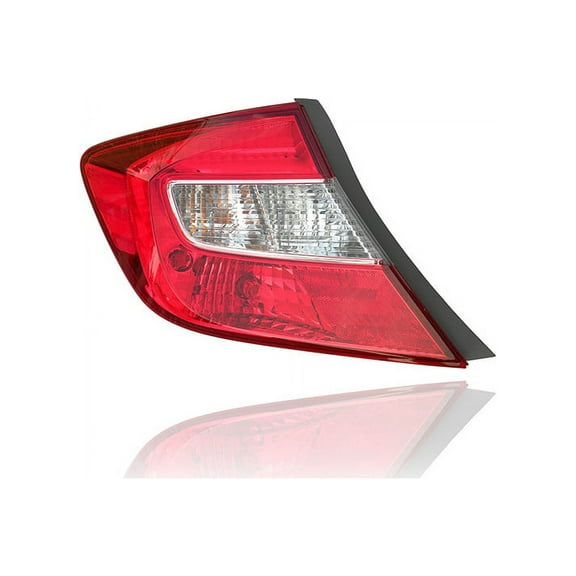 Tail Light Assembly - Compatible/Replacement for '12-12 Honda Civic Sedan - Left Hand - Driver - 33550TR0A01 - CAPA