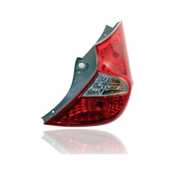 Tail Light Assembly - Compatible/Replacement for '12-17 Hyundai Accent Hatchback - Right Hand - Passenger - 924021R210