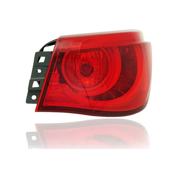 Tail Light Assembly - Compatible/Replacement for '14-15 Infiniti Q50/Hybrid - Outer On Body - Right Hand - Passenger - 265504HB0B - CAPA