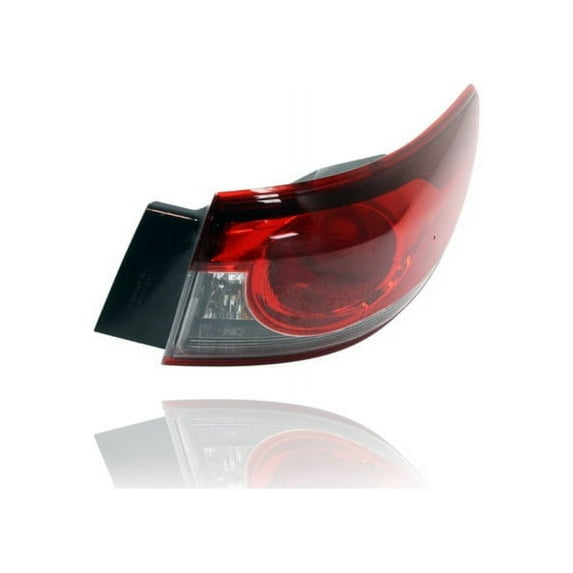 Tail Light Assembly - Compatible/Replacement for '14-15 Mazda Mazda6, 16-17 Mazda6 - Bulb Type, On Body - Right Hand - Passenger - GJR951150A
