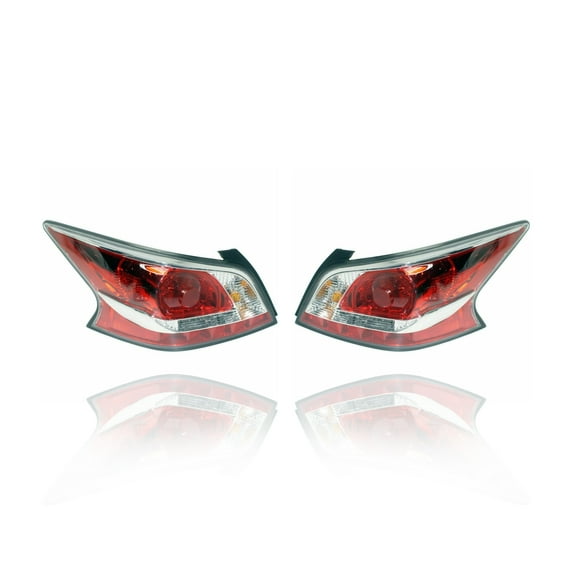 Tail Light Assembly - Cooling Direct Fit/For NI2801203; NI2800203 14-15 Nissan Altima-Sedan - Pair Left and Right Set, Standard-Type, NSF Fits select: 2015 NISSAN ALTIMA 2.5/S/SV/SL