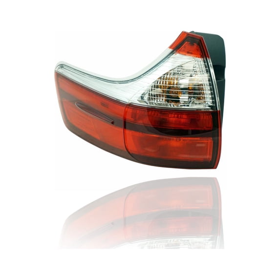 Tail Light Assembly - Cooling Direct Fit/For TO2804123 15-19 Toyota Sienna (Exclude SE) - Left Hand - Driver, On Body, CAPA