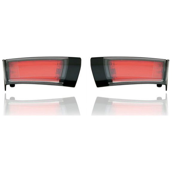 Tail Light Assembly - DEPO Compatible/Replacement for '17-21 Honda Civic/Type-R Hatchback - Inner On Liftgate - Pair, Left Driver + Right Passenger Set - 34150TGGA01, 34155TGGA01 - CAPA