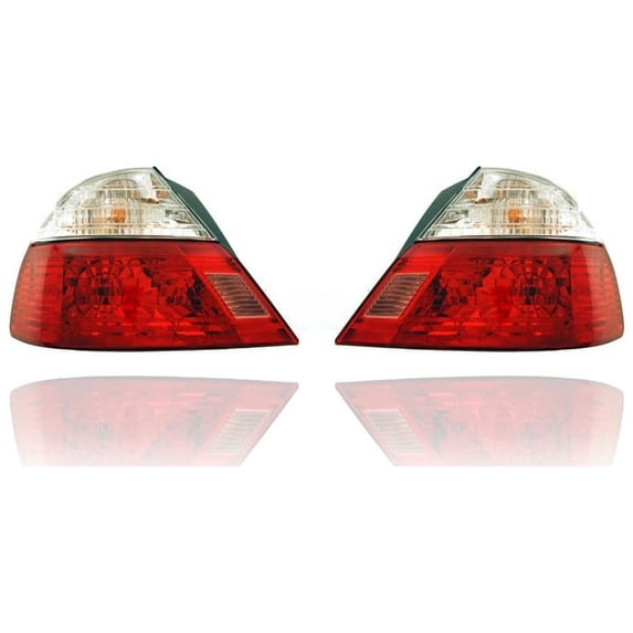 Tail Light Assembly - DEPO Compatible/Replacement for '03-04 Toyota Avalon - Pair, Left Driver + Right Passenger Set - 81550AC070, 81560AC070
