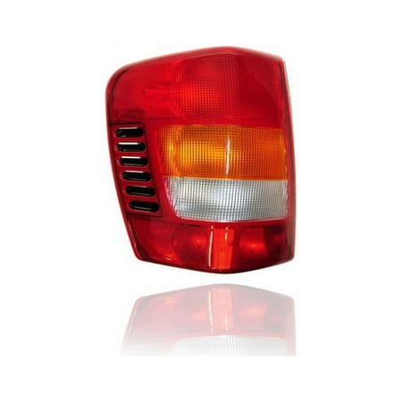 Tail Light Assembly - DEPO Compatible/Replacement for '99-02 Jeep Grand Cherokee - Left Hand - Driver - 55155139AC - CAPA