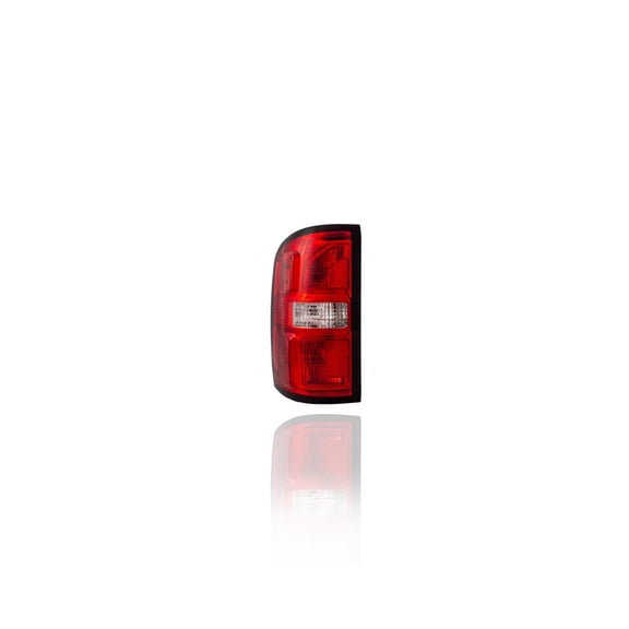 Tail Light Assembly - Eagle Eye Compatible/Replacement for '14-15 GMC Sierra 1500 Pickup, 15-15 Sierra/Denali 2500/3500 - With Dual Rear Wheels, Chrome - Left Driver + Right Passenger Set - 23431875